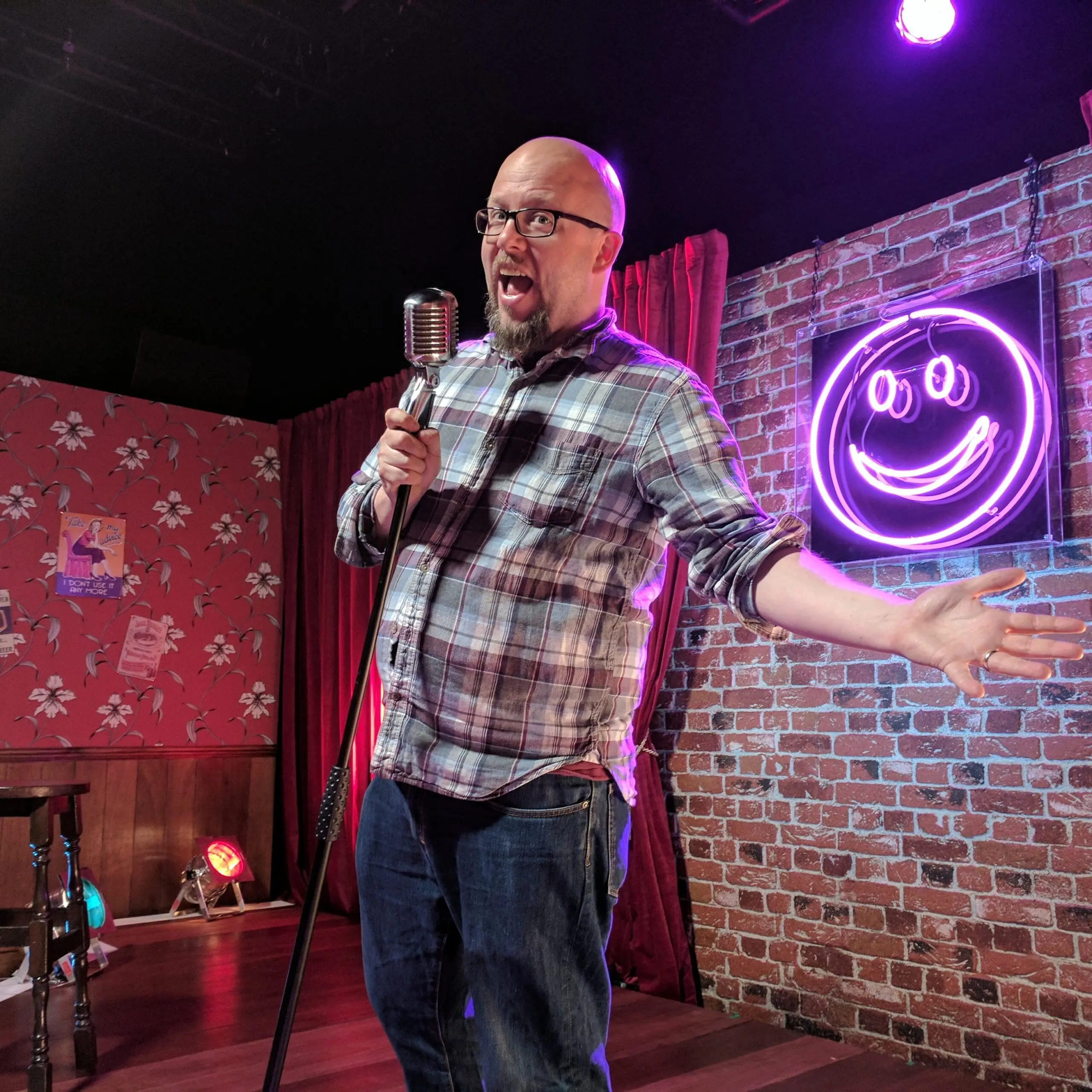 Creative director Kalle Ryan hosting strategic communications broadcast event inside the YouTube studio London
