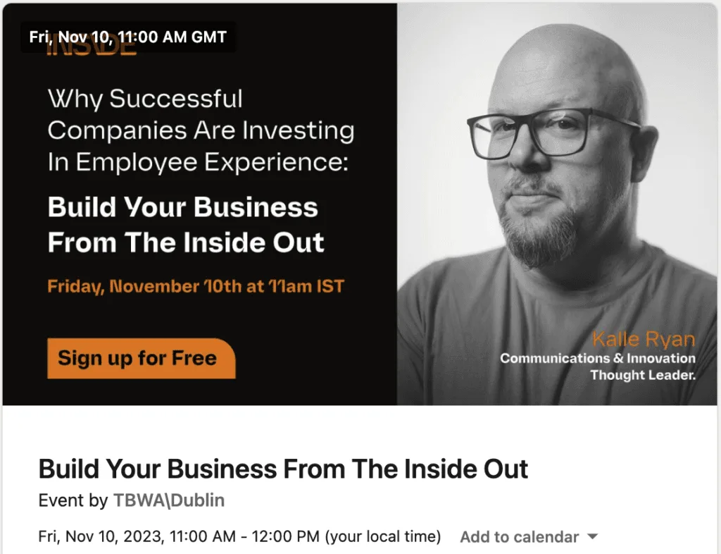 Expert Insights About Employee Experience: Webinar on LinkedIn