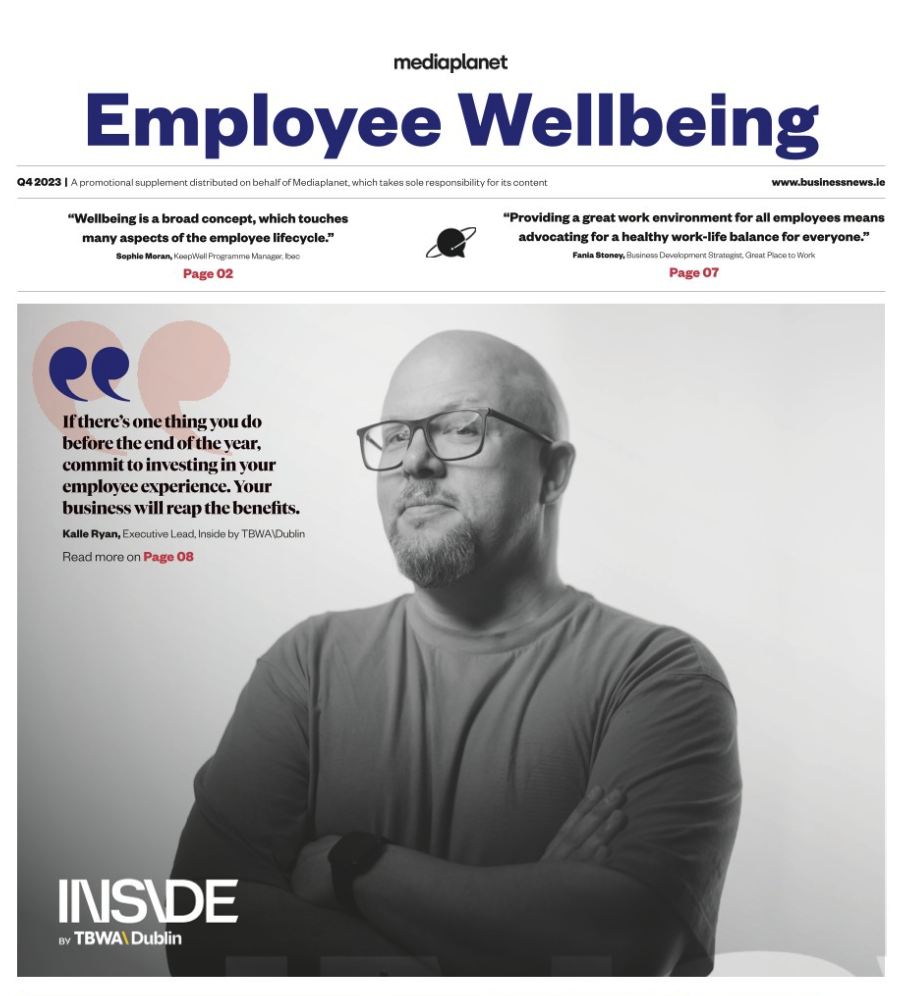 Interview about Employee Experience in the Irish Independent newspaper today