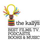 THE KALLYS 2025 BEST FILMS, TV, PODCASTS, BOOKS AND MUSIC. HANDMADE TROPHY WITH COLOURFUL PLASTICINE AND PIPE CLEANERS THAT LOOKS LIKE A LIGHTBULB